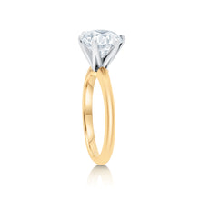 Load image into Gallery viewer, 1.77 Carat Hearts & Arrows Diamond Engagement Ring
