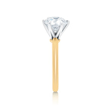 Load image into Gallery viewer, 1.77 Carat Hearts & Arrows Diamond Engagement Ring