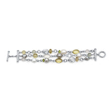 Load image into Gallery viewer, David Yurman Multi-Colored Quartz & Pearl Bracelet