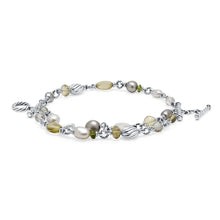 Load image into Gallery viewer, David Yurman Multi-Colored Quartz & Pearl Bracelet