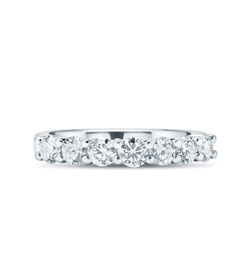 1.00 cttw 7 Stone Diamond Anniversary Band