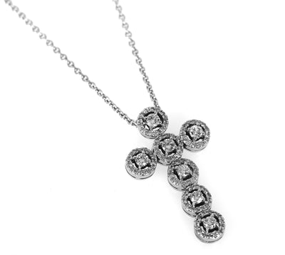1 Carat Halo Style Cross