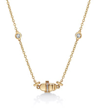 Load image into Gallery viewer, Diamond Station Necklace