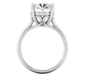 Oval Solitaire Ring Mounting