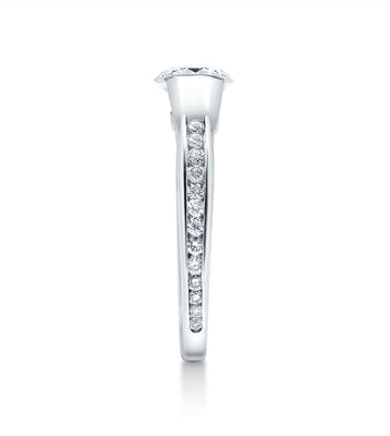 0.93 Carat E-Color Diamond Ring - Ritani design