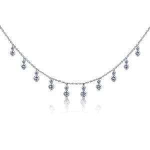 Dangly Diamond Necklace
