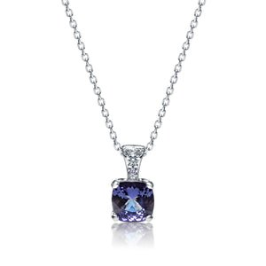 Tanzanite & Diamond Necklace
