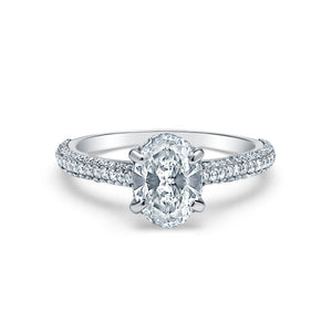 2.01 Oval Diamond Engagement Ring