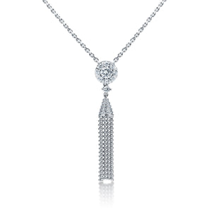 Diamond Tassel  Necklace