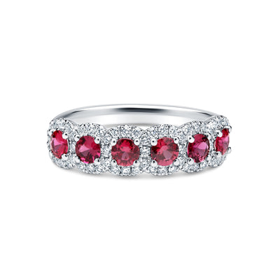 hyderRuby & Diamond Band