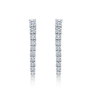 Dangly Diamond Earrings