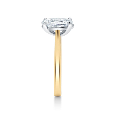 1.33 Carat G SI1 Oval Diamond Engagement Ring