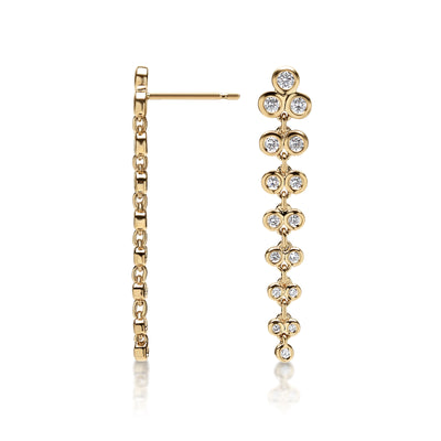 Dangly Diamond Earrings