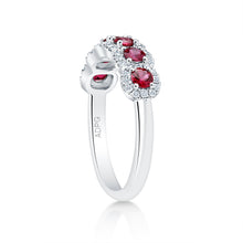 Load image into Gallery viewer, hyderRuby & Diamond Band