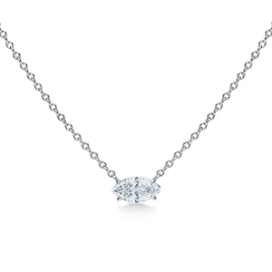 1.07 Carat Marquise Diamond Necklace