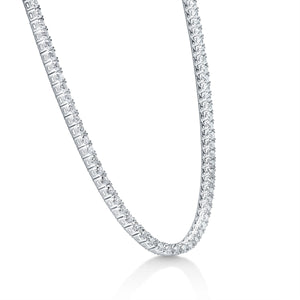 9 cttw G VS1 Diamond Tennis Necklace