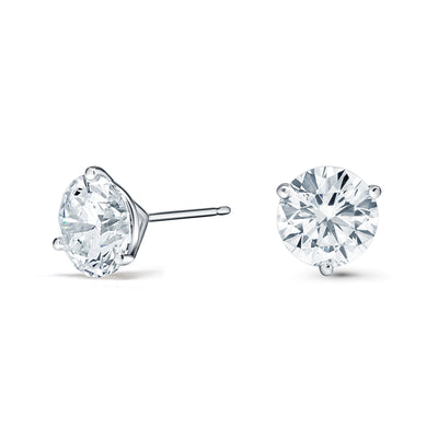 E-F SI3 5 CTTW Natural Diamond Stud Earrings