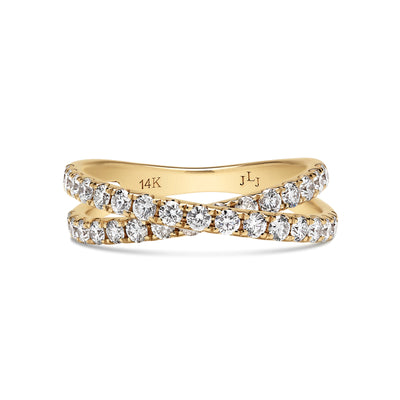 Diamond Band With A Twist