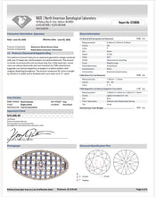 Load image into Gallery viewer, Platinum Sapphire &amp; Diamond Pin