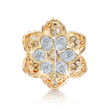 Load image into Gallery viewer, Diamond &amp; Sapphire Vintage Brooch