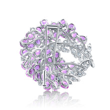 Load image into Gallery viewer, Vintage Pink Sapphire &amp; Diamond Brooch