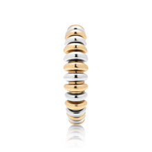 Load image into Gallery viewer, Bvlgari 18k Yellow Gold &amp; Stainless Steel Flexible Cuff Bracelet