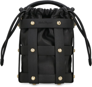 CAGE LEATHER BAG