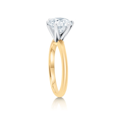 1.77 Carat Hearts & Arrows Diamond Engagement Ring