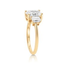Load image into Gallery viewer, 3.00 Carat Emerald Cut Diamond Engagement Ring