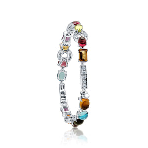 Bulgari Allegra Multi Gemstone and Diamond Bracelet