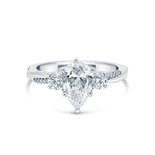 Load image into Gallery viewer, 1.50 Carat Pear Cut Diamond Engagement Ring