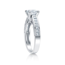Load image into Gallery viewer, Princess Cut Diamond Engagement Ring