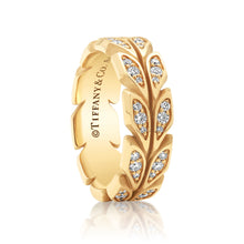 Load image into Gallery viewer, Tiffany &amp; Co 18k Yellow Gold Eternity Style Band
