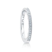 Load image into Gallery viewer, Tacori &#39;Crescent&#39; Platinum &amp; Diamond Princess Cut Bands
