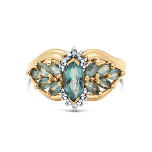 Vintage Topaz Cocktail Ring