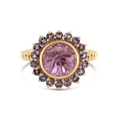 Amethyst & Tanzanite Cocktail Ring