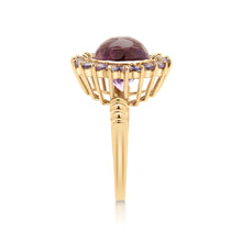 Load image into Gallery viewer, Amethyst &amp; Tanzanite Cocktail Ring