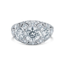 Load image into Gallery viewer, Circa 1935 3.86 Carat Vintage Diamond Cocktail Ring