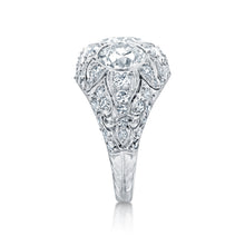Load image into Gallery viewer, Circa 1935 3.86 Carat Vintage Diamond Cocktail Ring