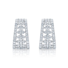 Load image into Gallery viewer, Diamond Hoop Earrings