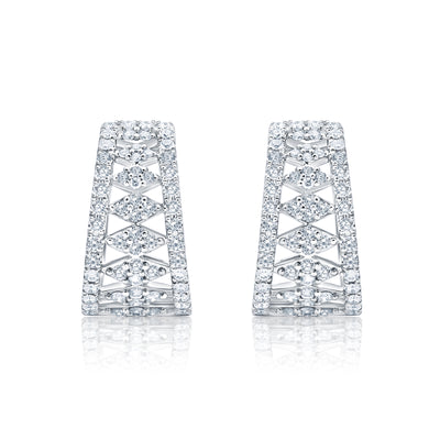 Diamond Hoop Earrings