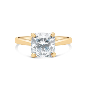 3.01 Carat Cushion Cut Diamond Engagement Ring