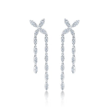 Load image into Gallery viewer, Dangly Diamond Earrings