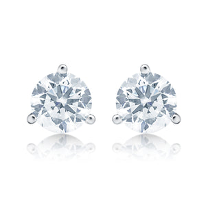 2 cttw F VS2 Lab Grown Diamond Stud Earrings