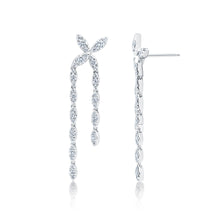 Load image into Gallery viewer, Dangly Diamond Earrings
