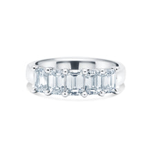 Load image into Gallery viewer, Five Stone Emerald Cut Lab Grown Diamond Ring