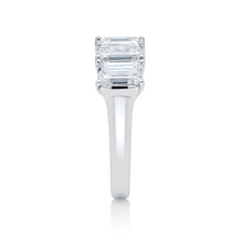 Load image into Gallery viewer, Five Stone Emerald Cut Lab Grown Diamond Ring