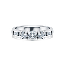 Load image into Gallery viewer, 1 Carat Three Stone Diamond Ring