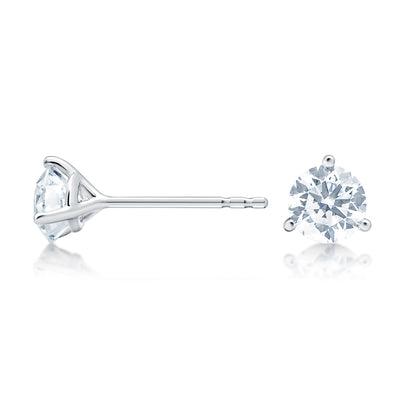 2 cttw D VS1 Lab Grown Diamond Stud Earrings
