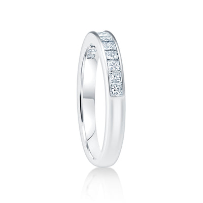 Princess Cut Diamond Band